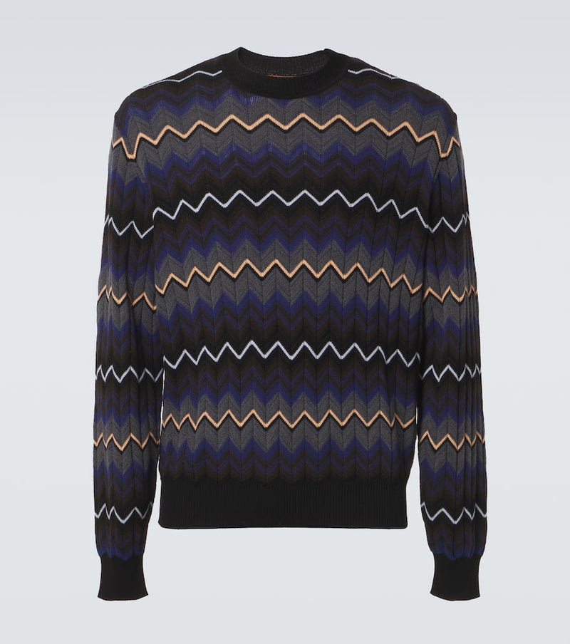 Missoni Zigzag cotton and wool sweater