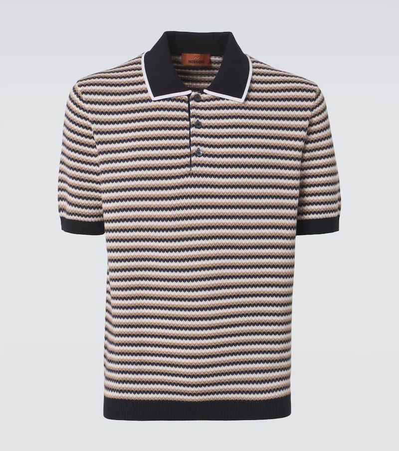 Missoni Zigzag cotton polo shirt