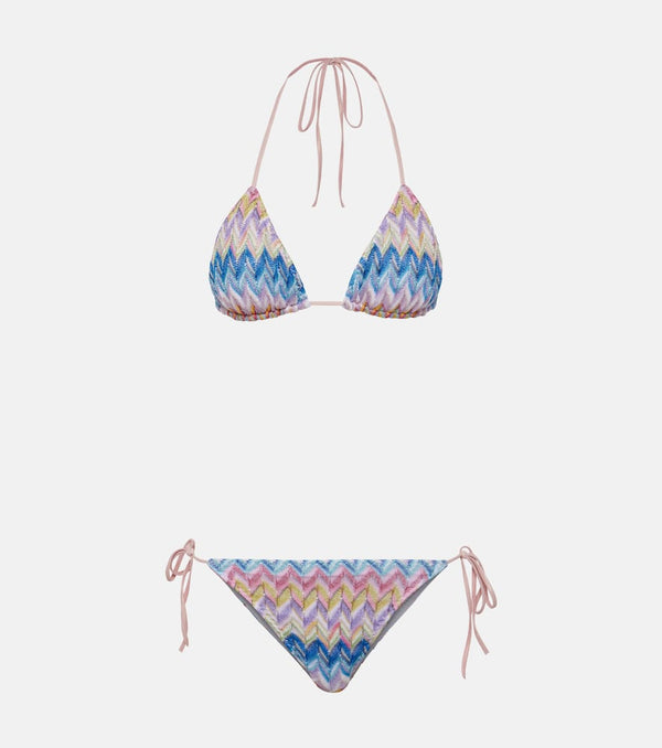 Missoni Zigzag lamé bikini