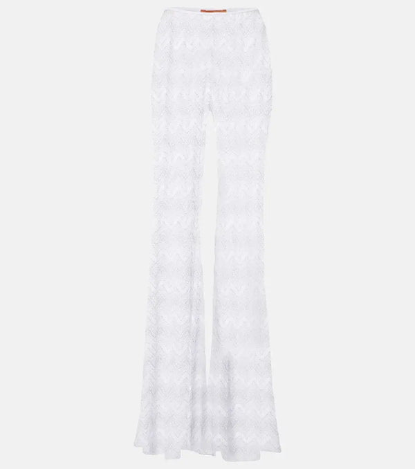 Missoni Zigzag lamé wide-leg pants