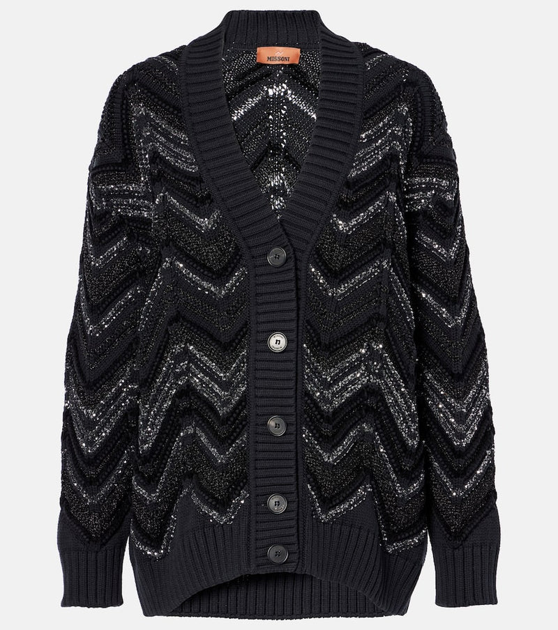 Missoni Zigzag sequined cardigan