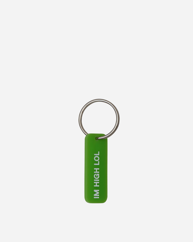 Mister Green I m High Lol Keychain Green