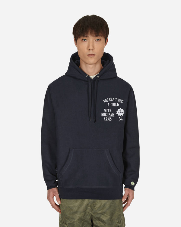 Mister Green Nuclear Arms Hooded Sweatshirt Blue