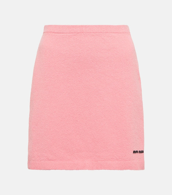 Miu Miu Bouclé miniskirt