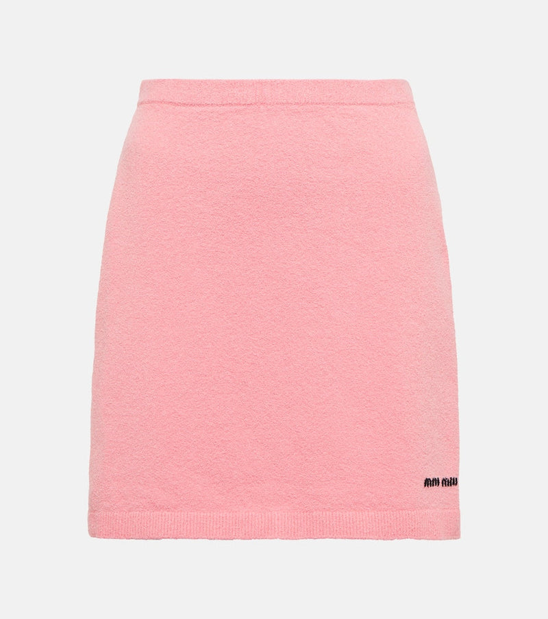 Miu Miu Bouclé miniskirt