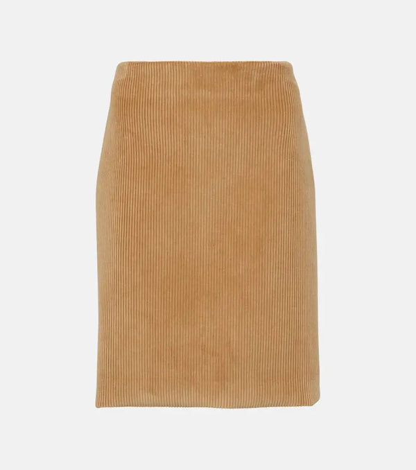 Miu Miu Corduroy pencil skirt | LYBSTORE