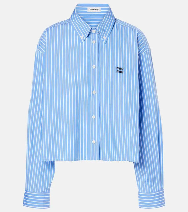 Miu Miu Cotton poplin shirt | LYBSTORE