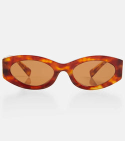 Miu Miu Glimpse oval sunglasses | LYBSTORE