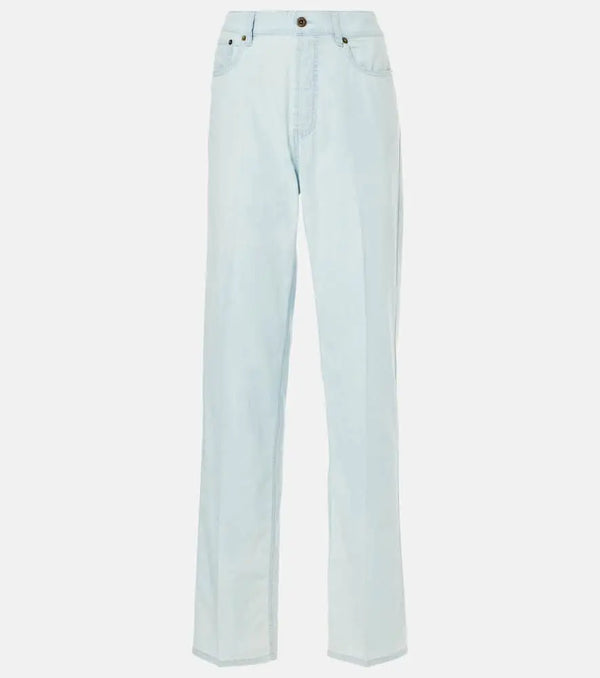 Miu Miu Low-rise straight jeans | LYBSTORE