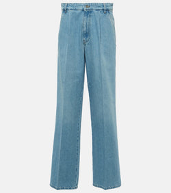 Miu Miu Low-rise wide-leg jeans