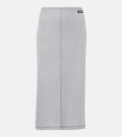 Miu Miu Silk midi skirt | LYBSTORE