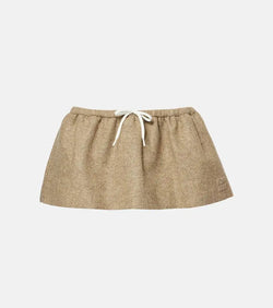 Miu Miu Virgin wool miniskirt | LYBSTORE