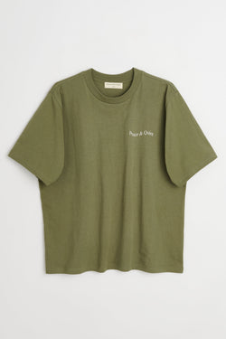 Museum of Peace & Quiet Wordmark T-shirt Olive