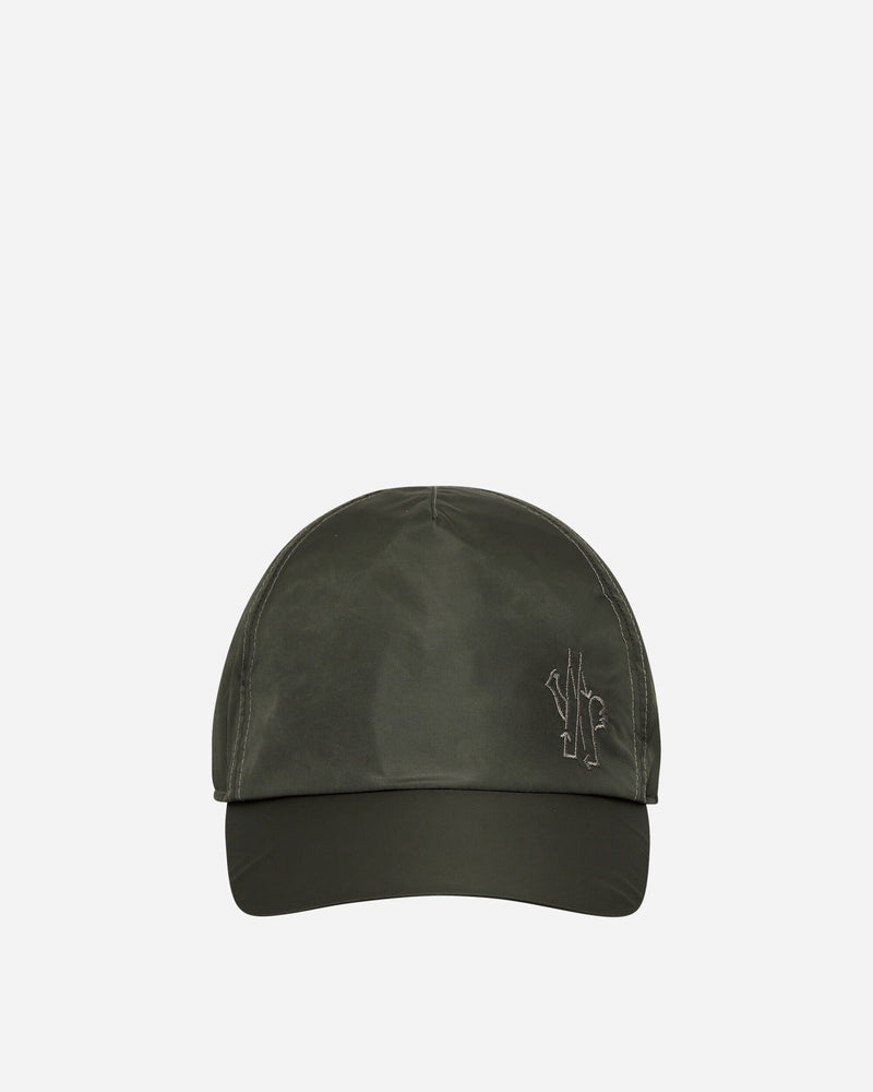 Moncler Born To Protect Embroidered Logo Baseball Cap Green