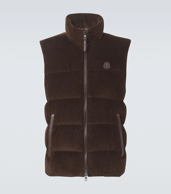 Moncler Acrab cotton down vest | LYBSTORE