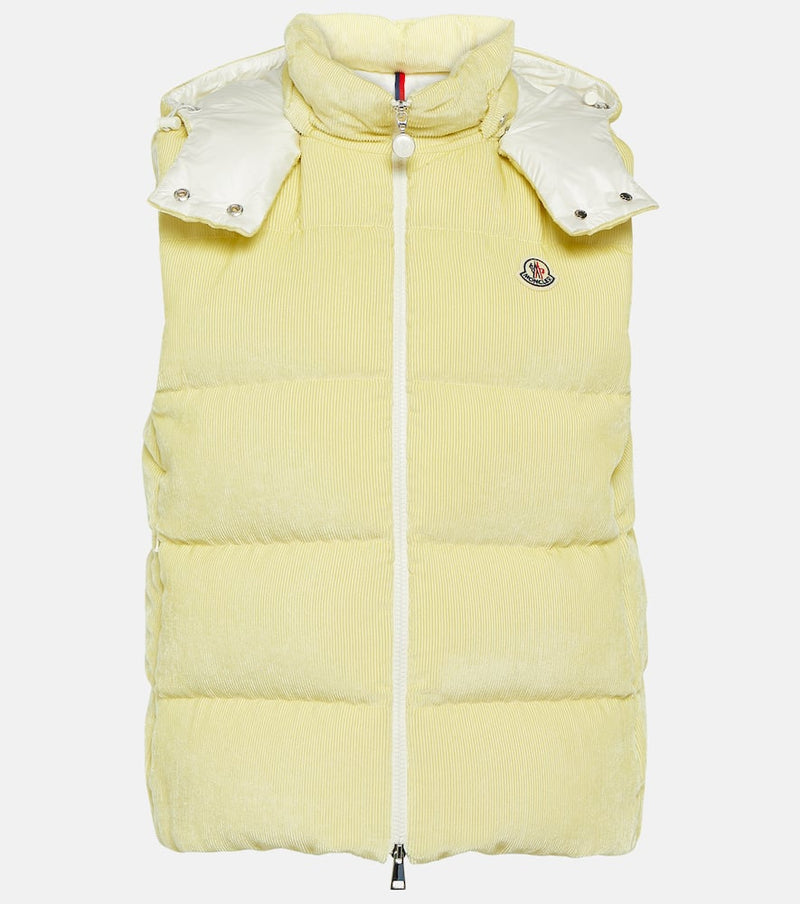 Moncler Agelao corduroy down vest