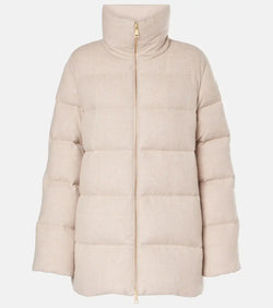 Moncler Bonaguil wool and cashmere down jacket