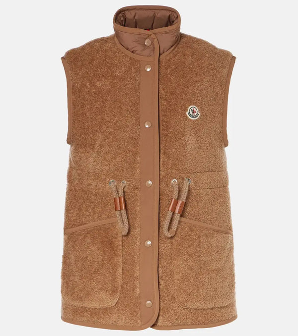 Moncler Bost teddy down vest | LYBSTORE