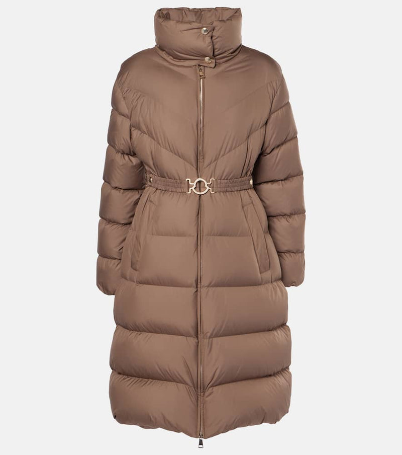 Moncler Brou belted down coat