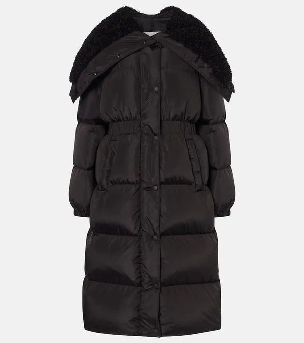 Moncler Bruneaux belted down coat