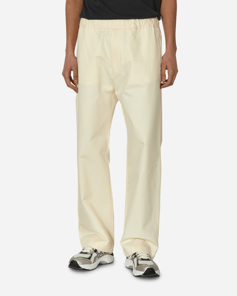 Moncler Cotton Poplin Trousers Beige