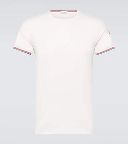 Moncler Cotton-blend jersey T-shirt