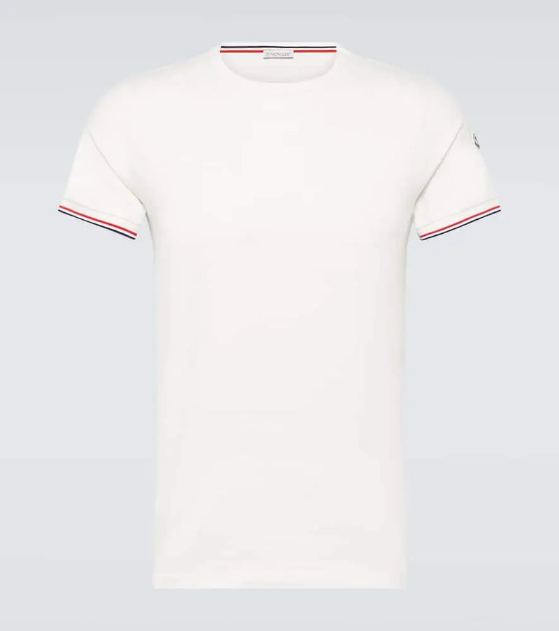 Moncler Cotton-blend jersey T-shirt