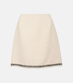 Moncler Cotton-blend tweed miniskirt