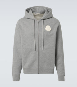 Moncler Cotton zip-up hoodie