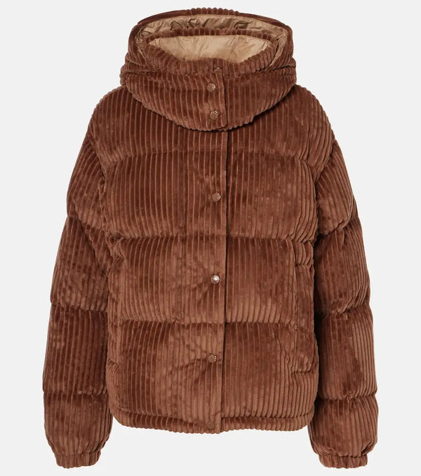 Moncler Daos corduroy down jacket | LYBSTORE