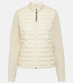 Moncler Down-paneled cotton jacket