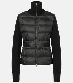 Moncler Down-paneled wool jacket