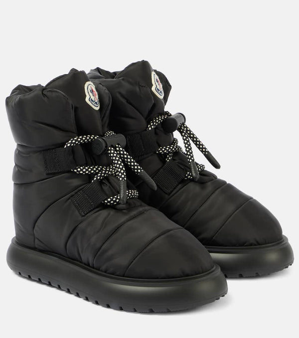 Moncler Gaia logo snow boots