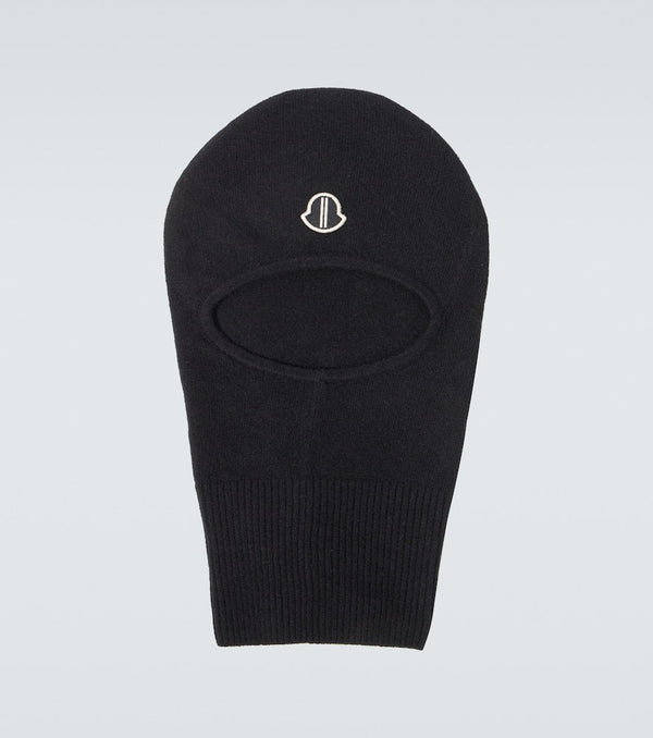 Moncler Genius x Rick Owens wool and cashmere hood