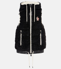 Moncler Grenoble Logo teddy down vest