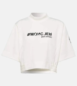 Moncler Grenoble Printed cropped T-shirt