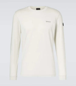 Moncler Logo cotton jersey top