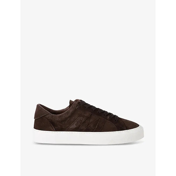 Moncler Monaco2 panelled suede low-top trainers | Moncler