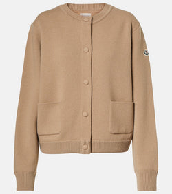 Moncler Padded cotton-blend cardigan