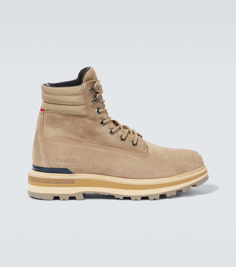 Moncler Peka suede ankle boots | LYBSTORE