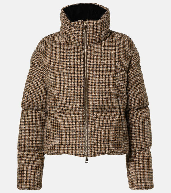 Moncler Seboune cropped bouclé down jacket | LYBSTORE