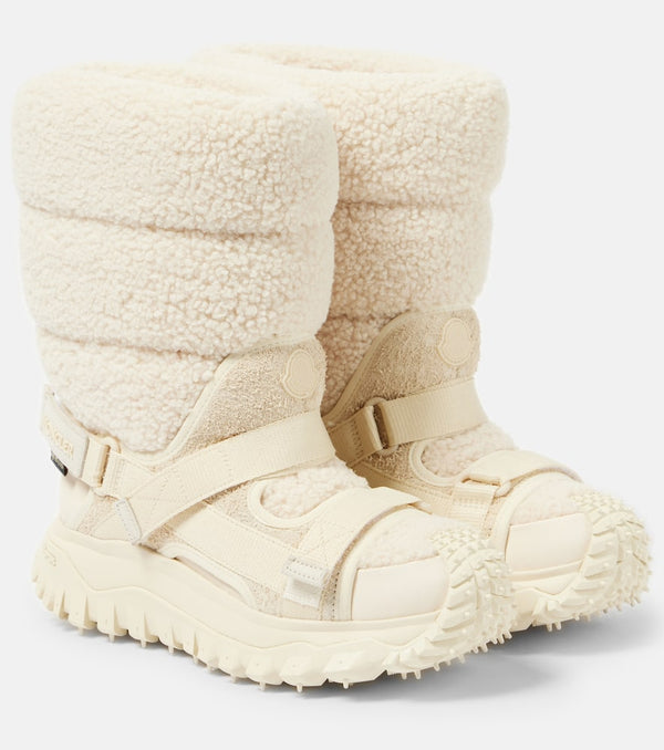 Moncler Trailgrip Chalet teddy snow boots