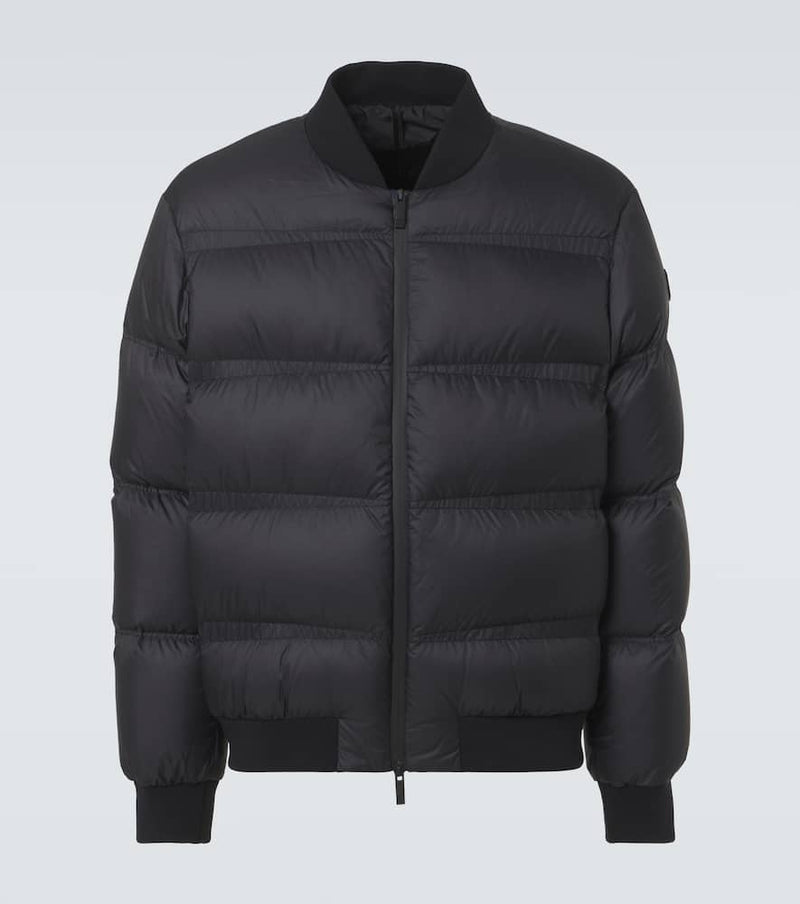 Moncler Vioz quilted down bomber jacket