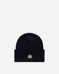 Moncler Genius Palm Angels Wool Beanie Navy