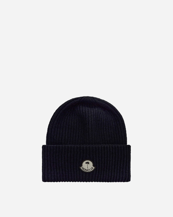 Moncler Genius Palm Angels Wool Beanie Navy