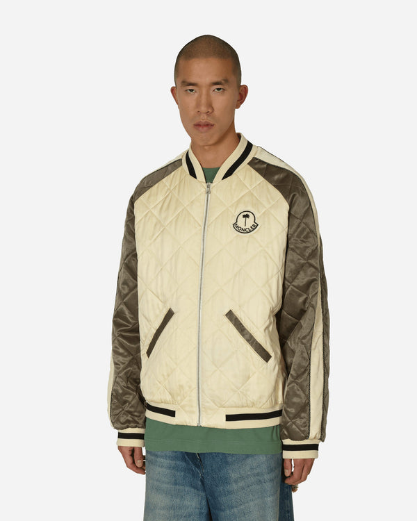 Moncler Genius Palm Angels Gosper Varsity Jacket Beige