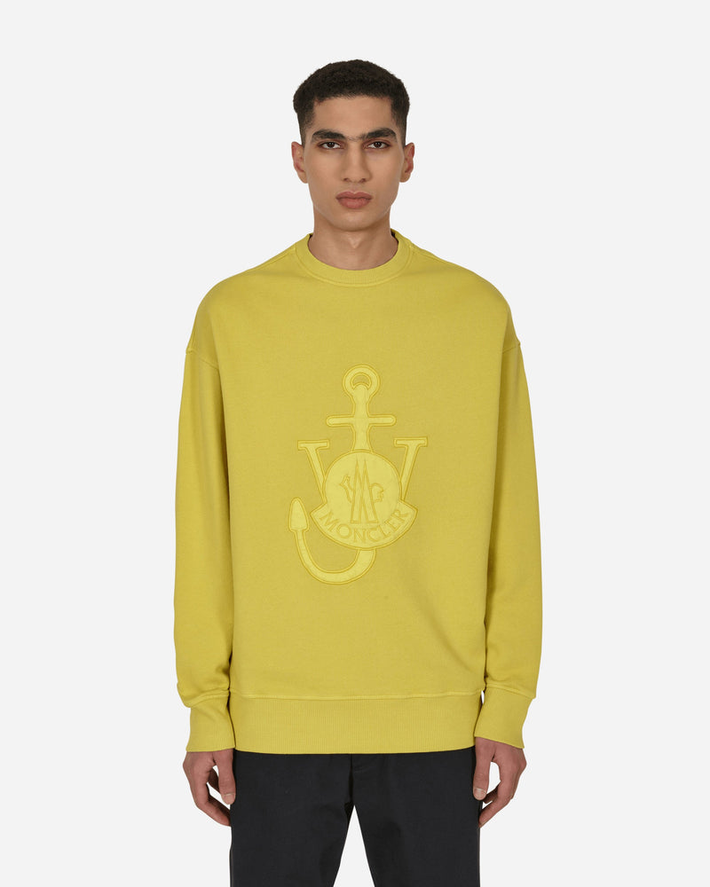 Moncler Genius 1 Moncler JW Anderson Logo Crewneck Sweatshirt Yellow