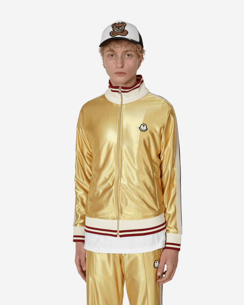 Moncler Genius 8 Moncler Palm Angels Glossy Zip-Up Sweatshirt Yellow