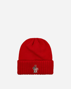 Moncler Grenoble Pure Wool Beanie Orange