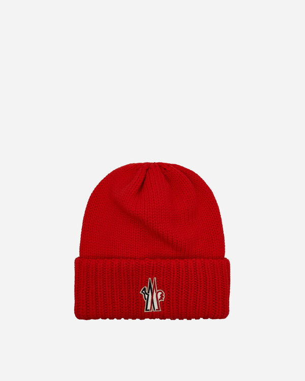 Moncler Grenoble Pure Wool Beanie Orange